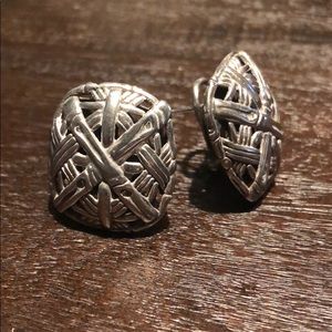 John Hardy silver earrings
